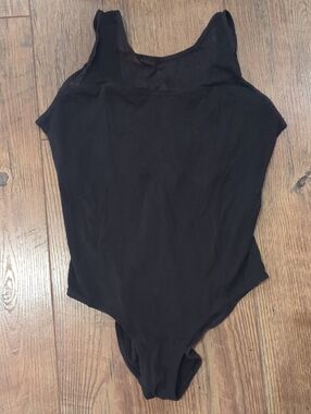 3 Classic Black One-Piece Bodysuits /Leotards